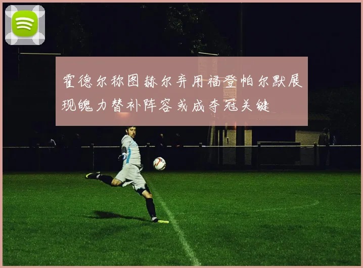 霍德尔称图赫尔弃用福登帕尔默展现魄力替补阵容或成夺冠关键